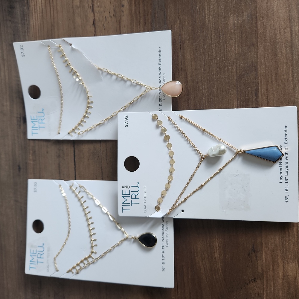 Time And True Necklace set of 3